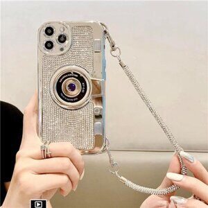 iPhone 15 Pro Max Bling Diamond Camera Case